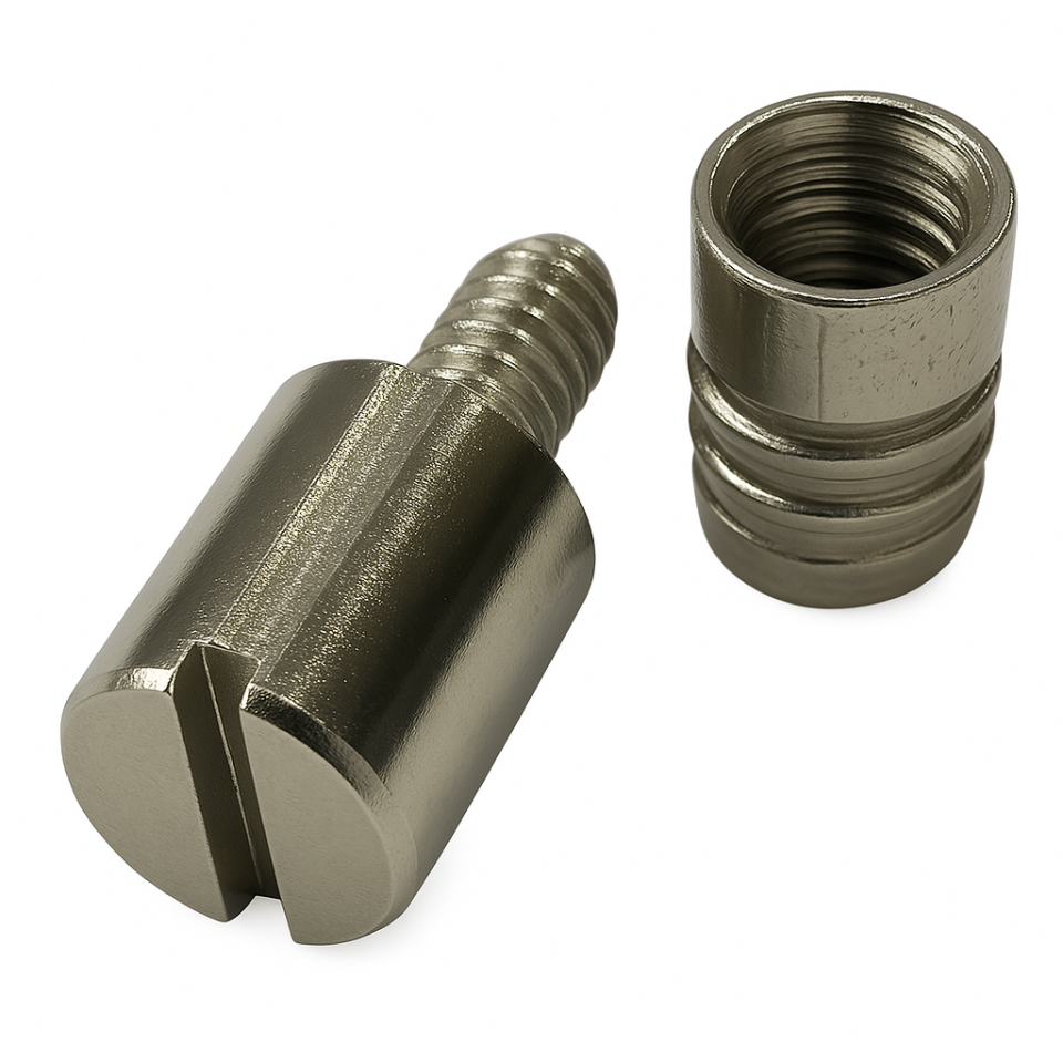 Novello Vidalı Raf Pimi 8 X 21 Mm Nikel Kaplama