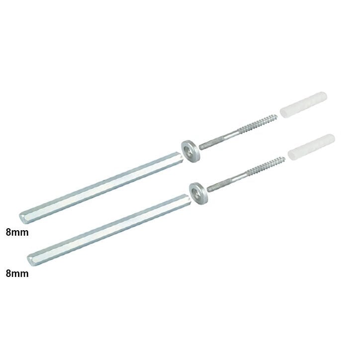 Compact Hırdavat Metal Gizli Raf Tutucu 8 X 140Mm 18 Mm Sunta İçin Tk.