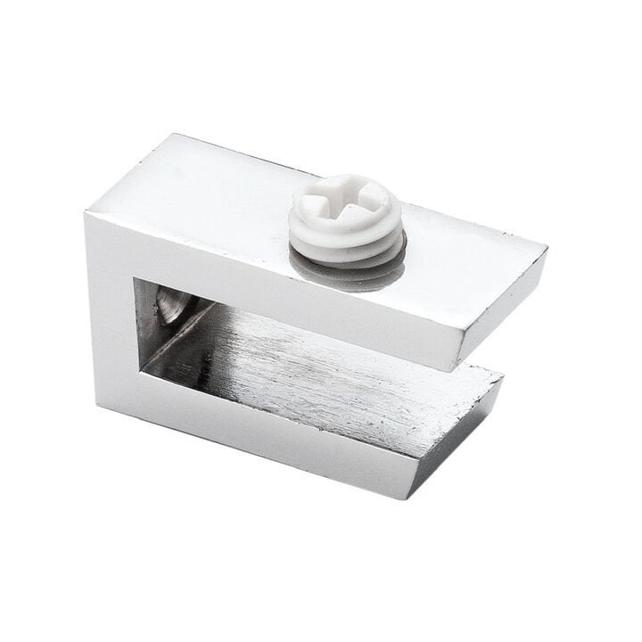 U Cam Etejeri ( Plastik Vidalı Max. 10 Mm ) Krom