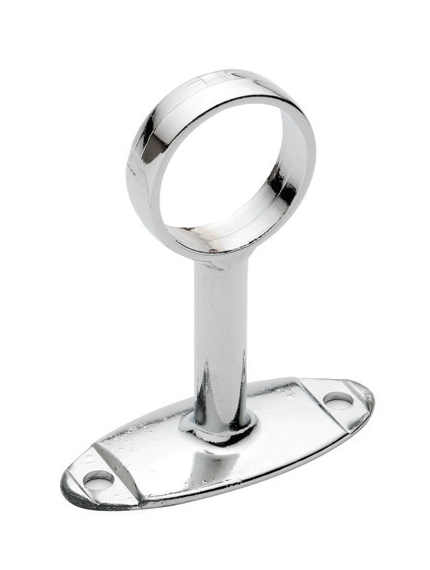 Compact Hırdavat Yuvarlak Ayaklı Mini Flanş Açık Q16 Krom