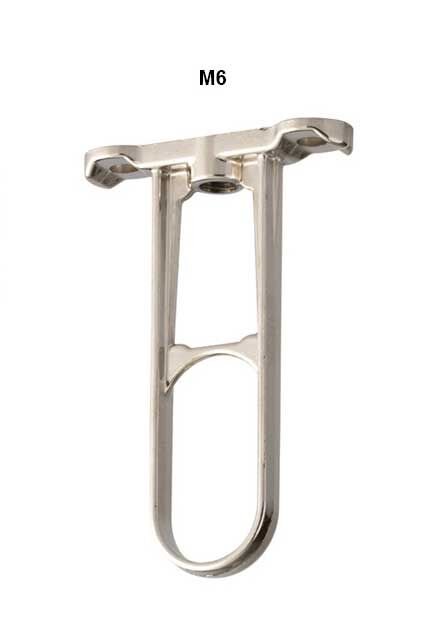 Compact Hırdavat Uzun Askı Flanş (15×30) Açık M6 Nikel