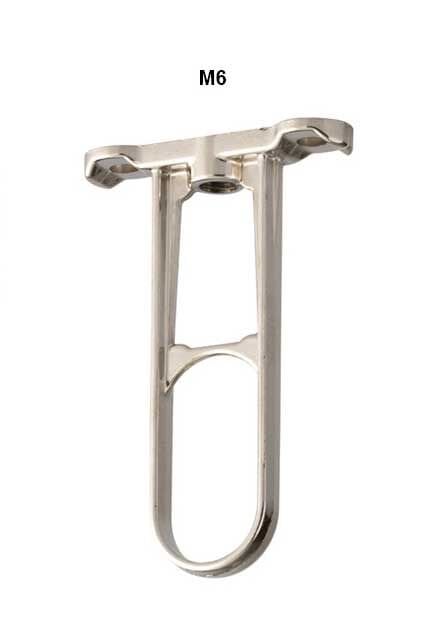 Compact Hırdavat Uzun Askı Flanş (15×30) Açık M6 Nikel