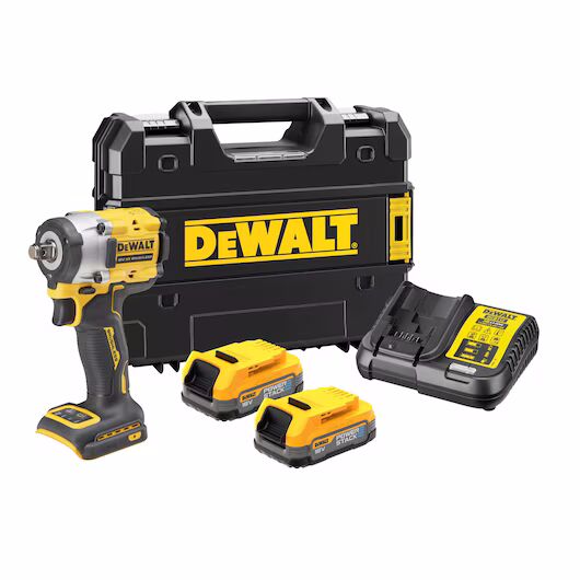 Dewalt DCF921E2T-QW Kömürsüz Power Stack Çift Akülü Somun Sıkma 18V 1,7Ah 206 Nm