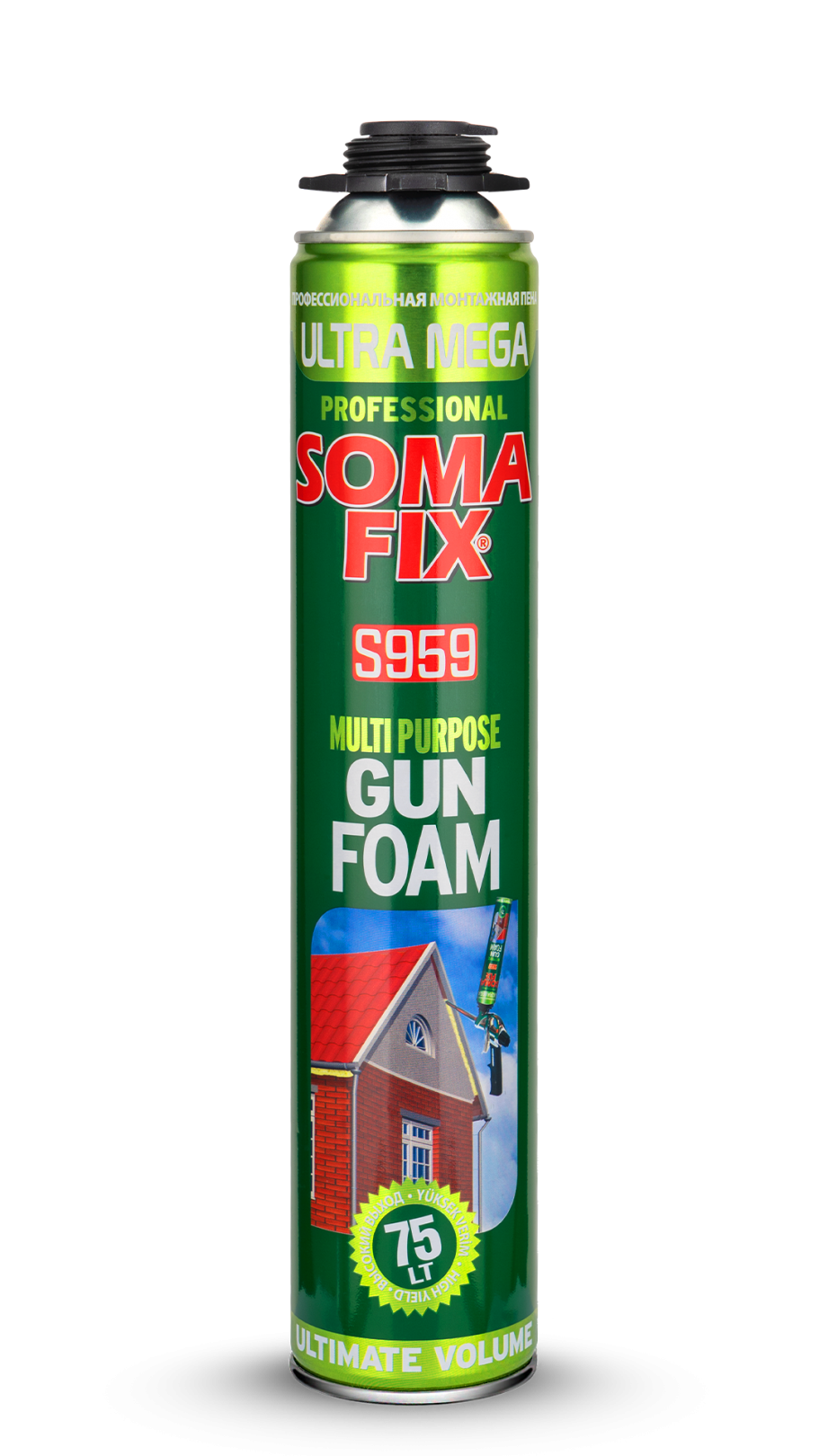 Somafix Ultra Mega Tabancalı Poliüretan Köpük S959 – 870 Ml
