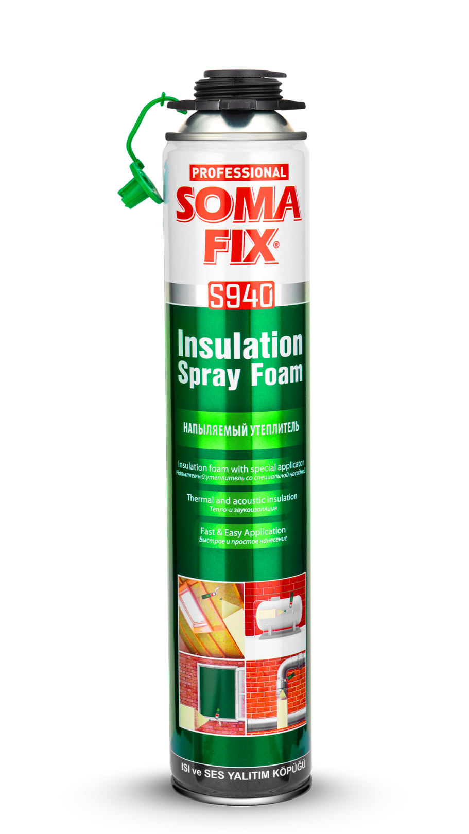 Somafix Tabancalı Isı Ve Ses Yalıtım Köpüğü S940