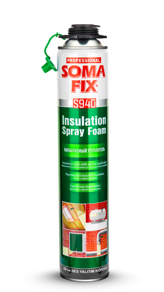 Somafix Tabancalı Isı Ve Ses Yalıtım Köpüğü S940
