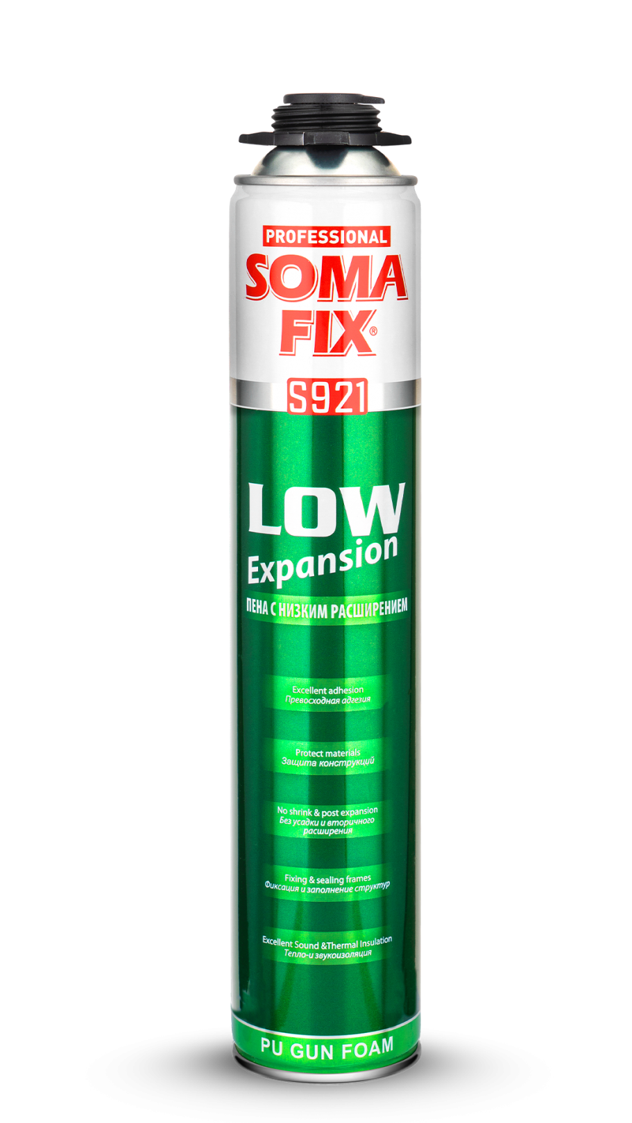 Somafix Az Genleşen Tabancalı Montaj Köpüğü S921 – 750 Ml
