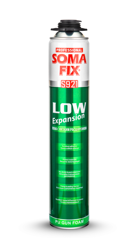 Somafix Az Genleşen Tabancalı Montaj Köpüğü S921 – 750 Ml