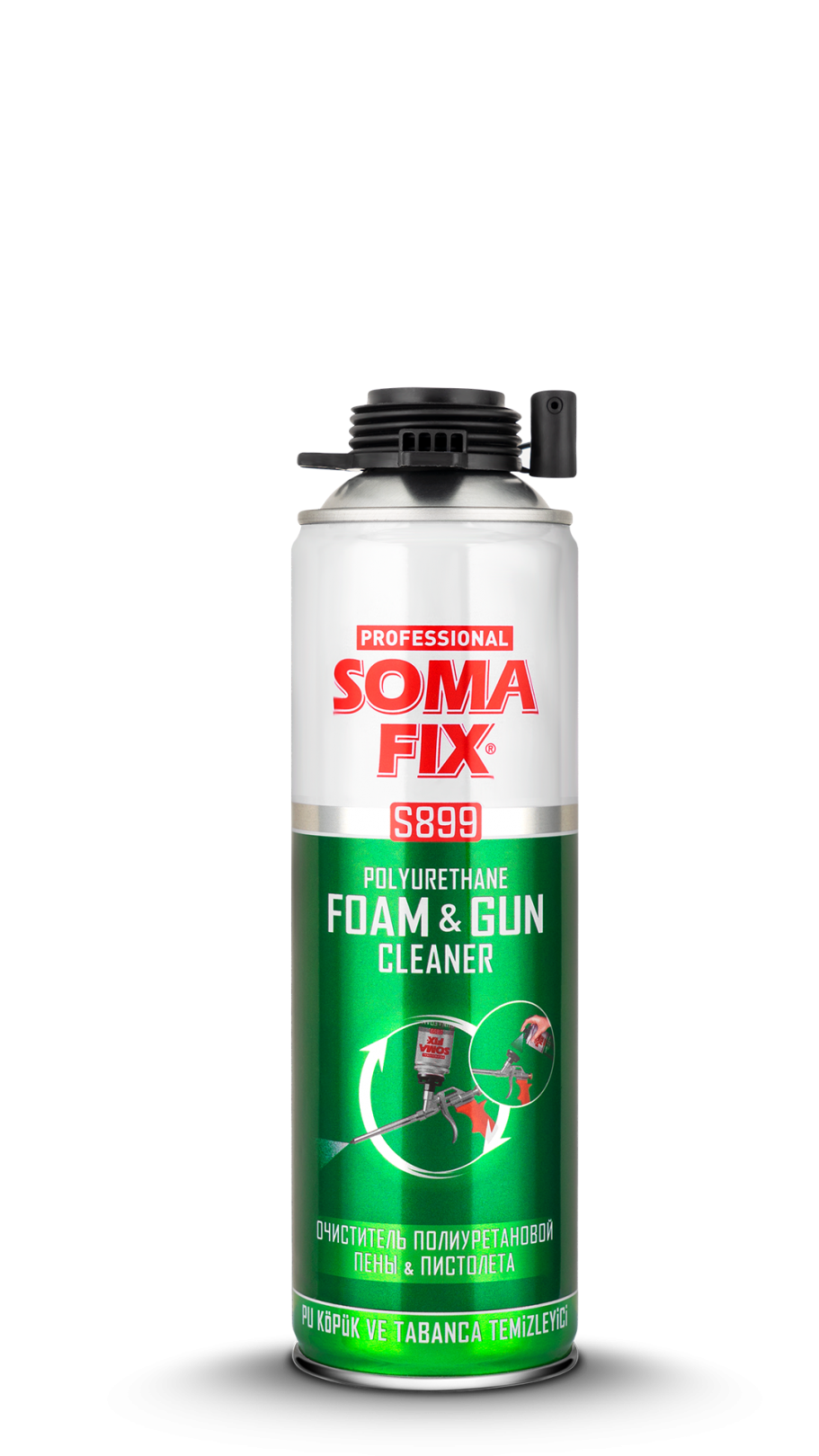 Somafix Poliüretan Köpük Ve Tabanca Temizleyici S899 – 500 Ml