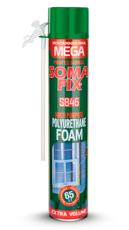 Somafix Mega Poliüretan Köpük S845 – 850 Ml