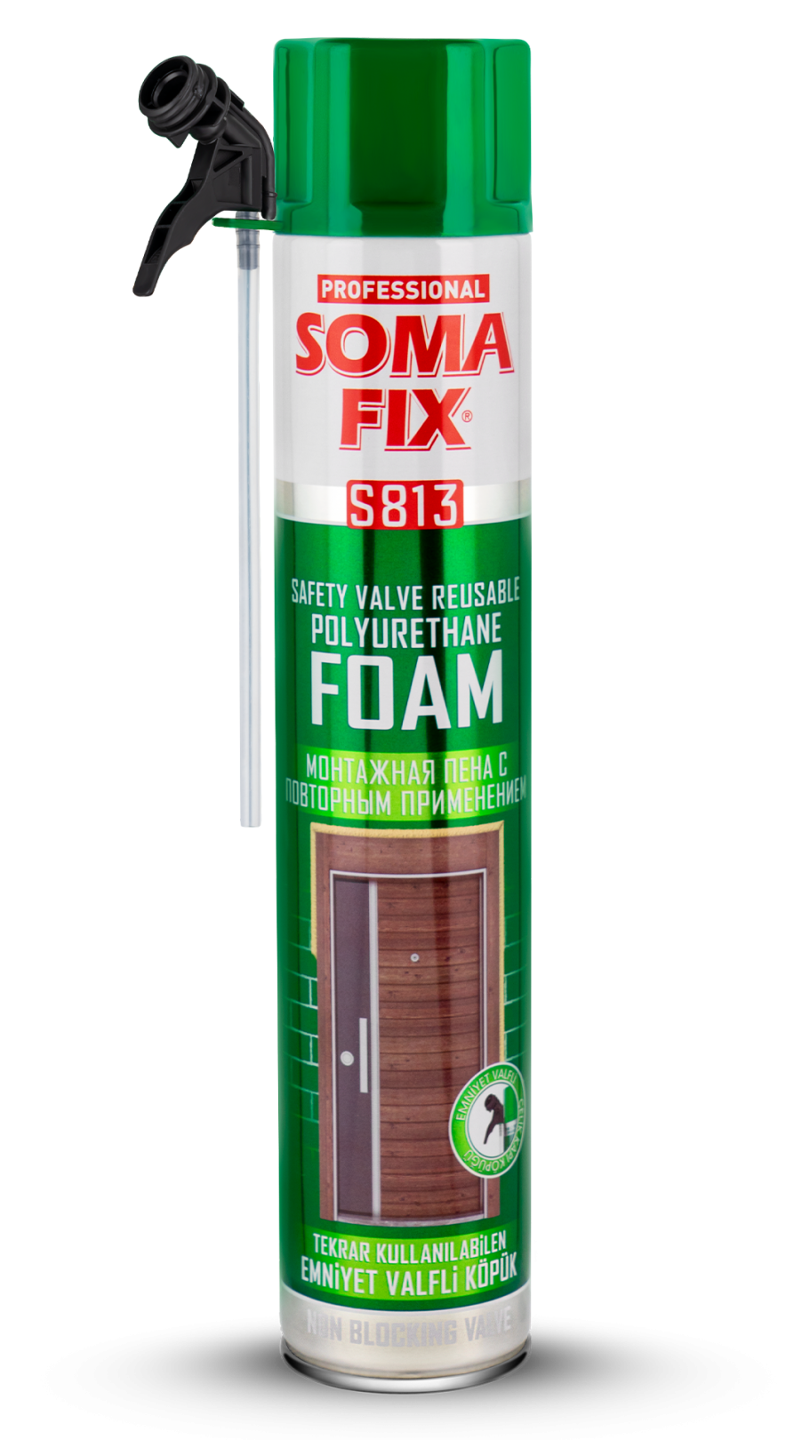 Somafix Tekrar Kullanılabilen Poliüretan Köpük S813 – 750 Ml