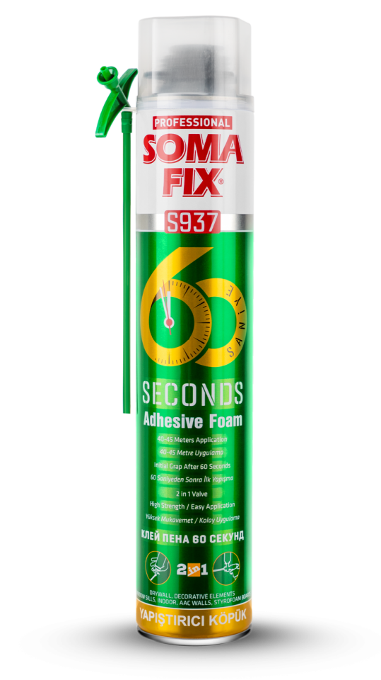 Somafix 60 Saniye Yapıştırıcı Köpük S937 – 750 Ml