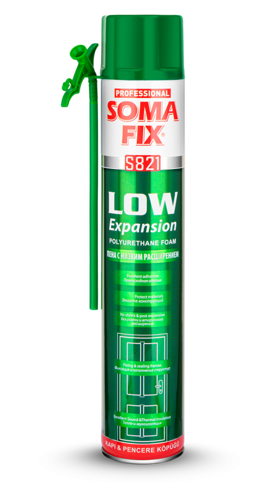 Somafix Az Genleşen Montaj Köpüğü S821 – 750 Ml