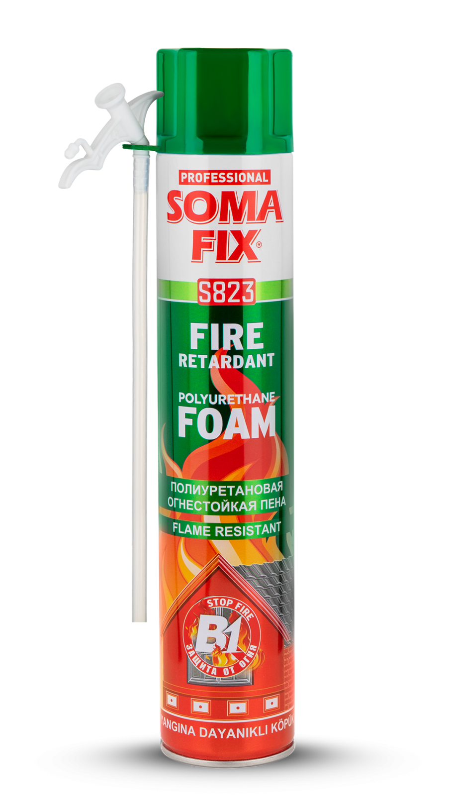 Somafix Yangına Dayanıklı B1 Poliüretan Köpük S823 – 750 Ml