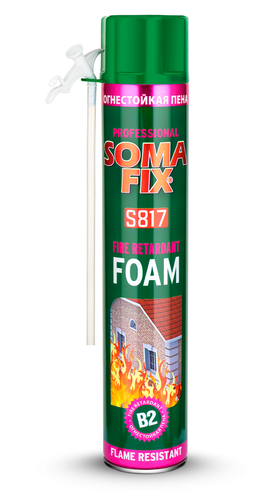 Somafix B2 Yangına Karşı Dayanıklı Poliüretan Köpük S817 – 750 Ml