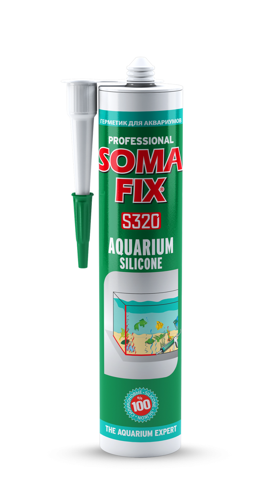 Somafix Akvaryum Silikonu S221 – Beyaz Renk