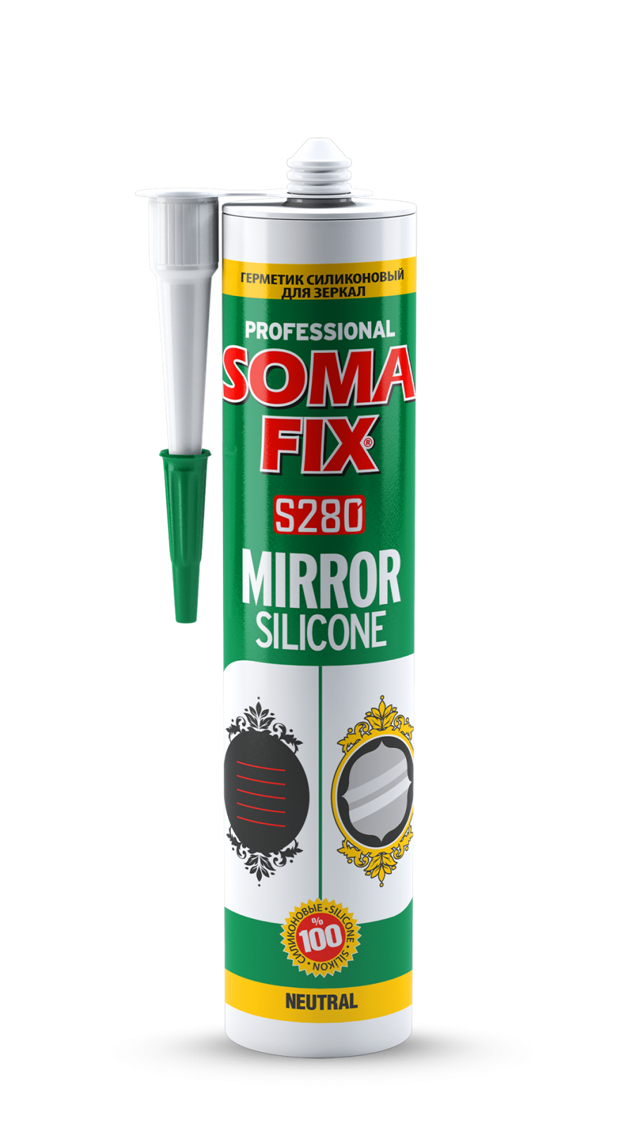 Somafix Ayna Silikonu S281 Beyaz