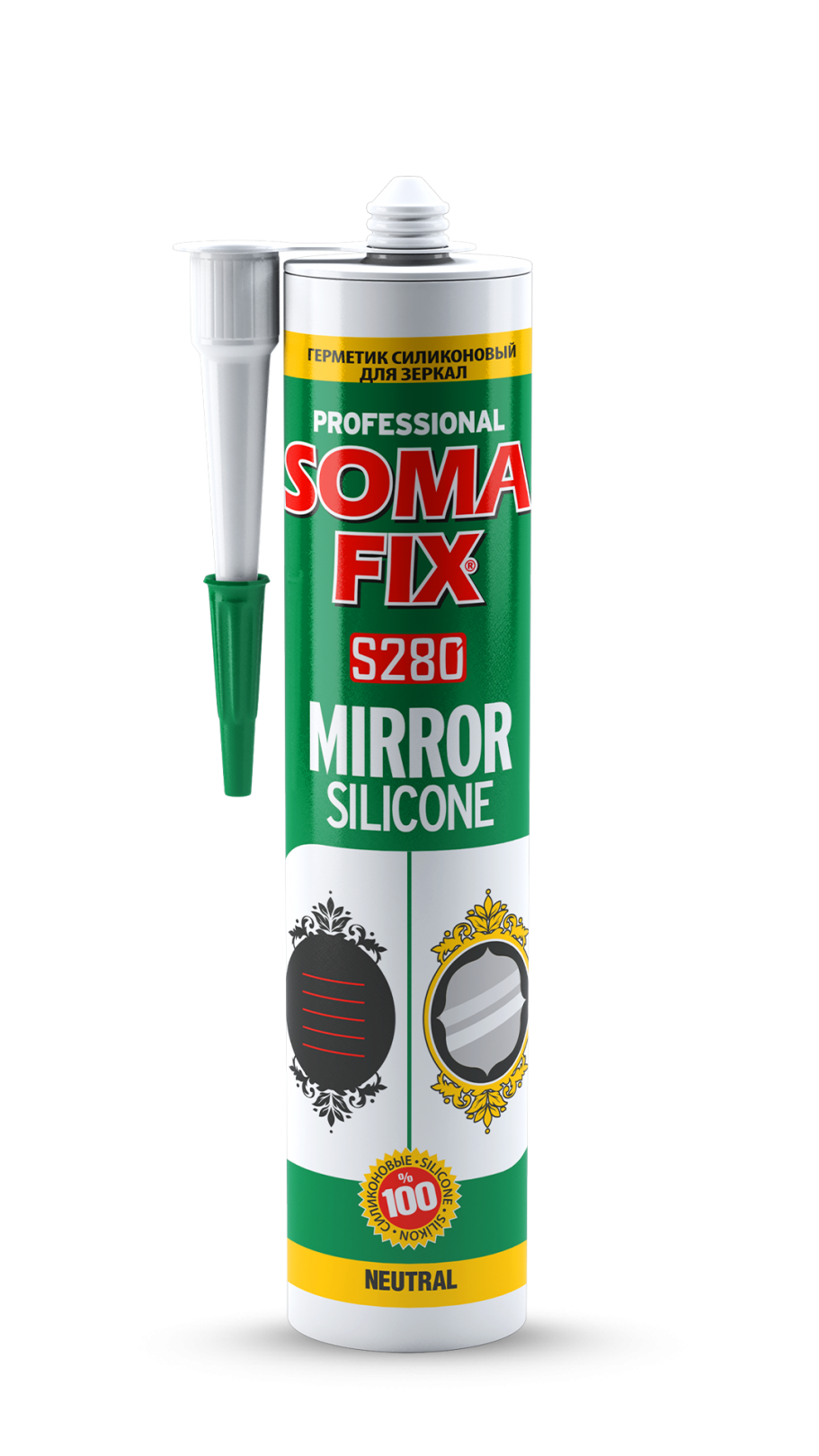 Somafix Ayna Silikonu S282 Siyah