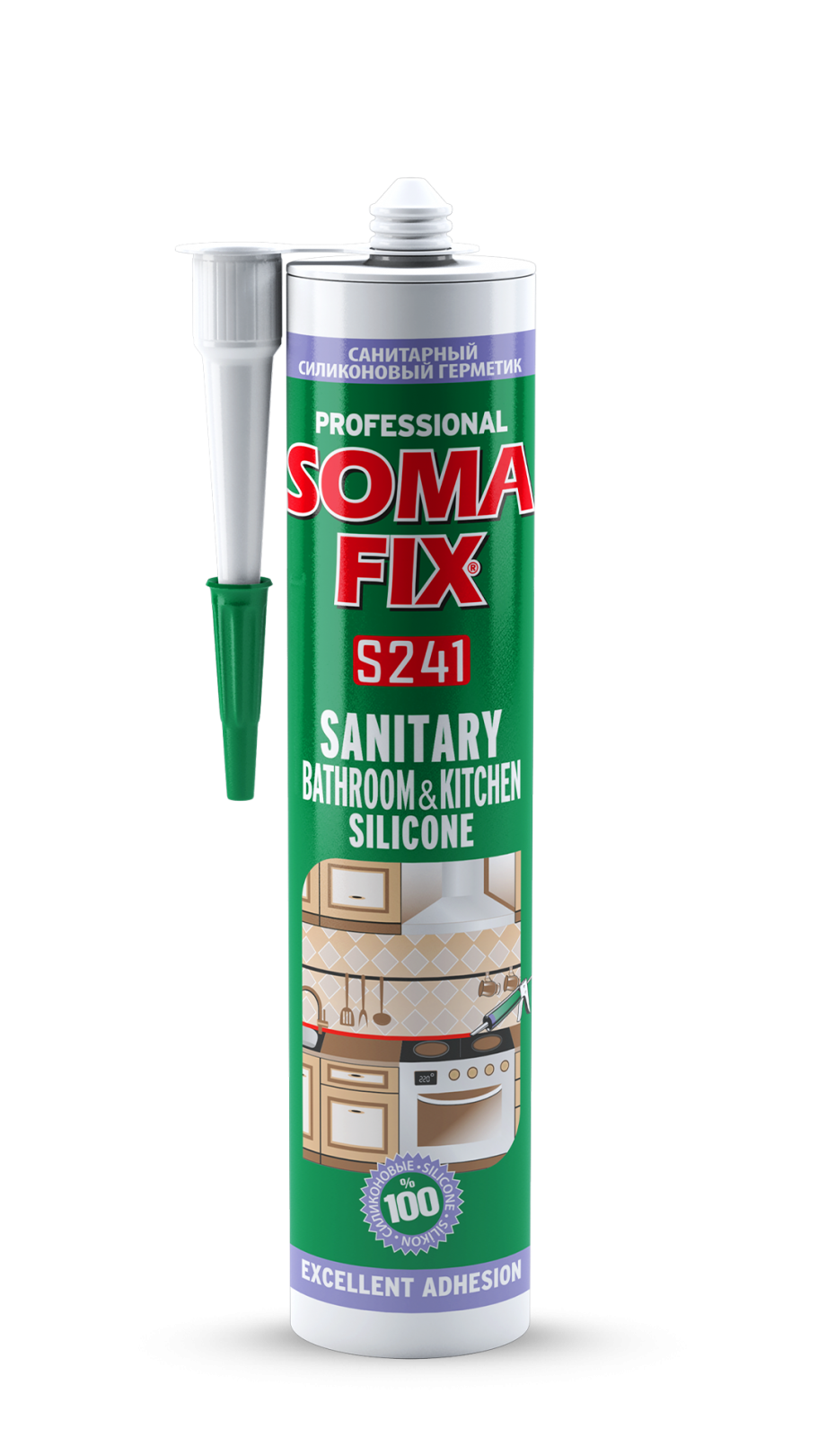 Somafix Banyo Ve Mutfak Silikonu S241 Beyaz