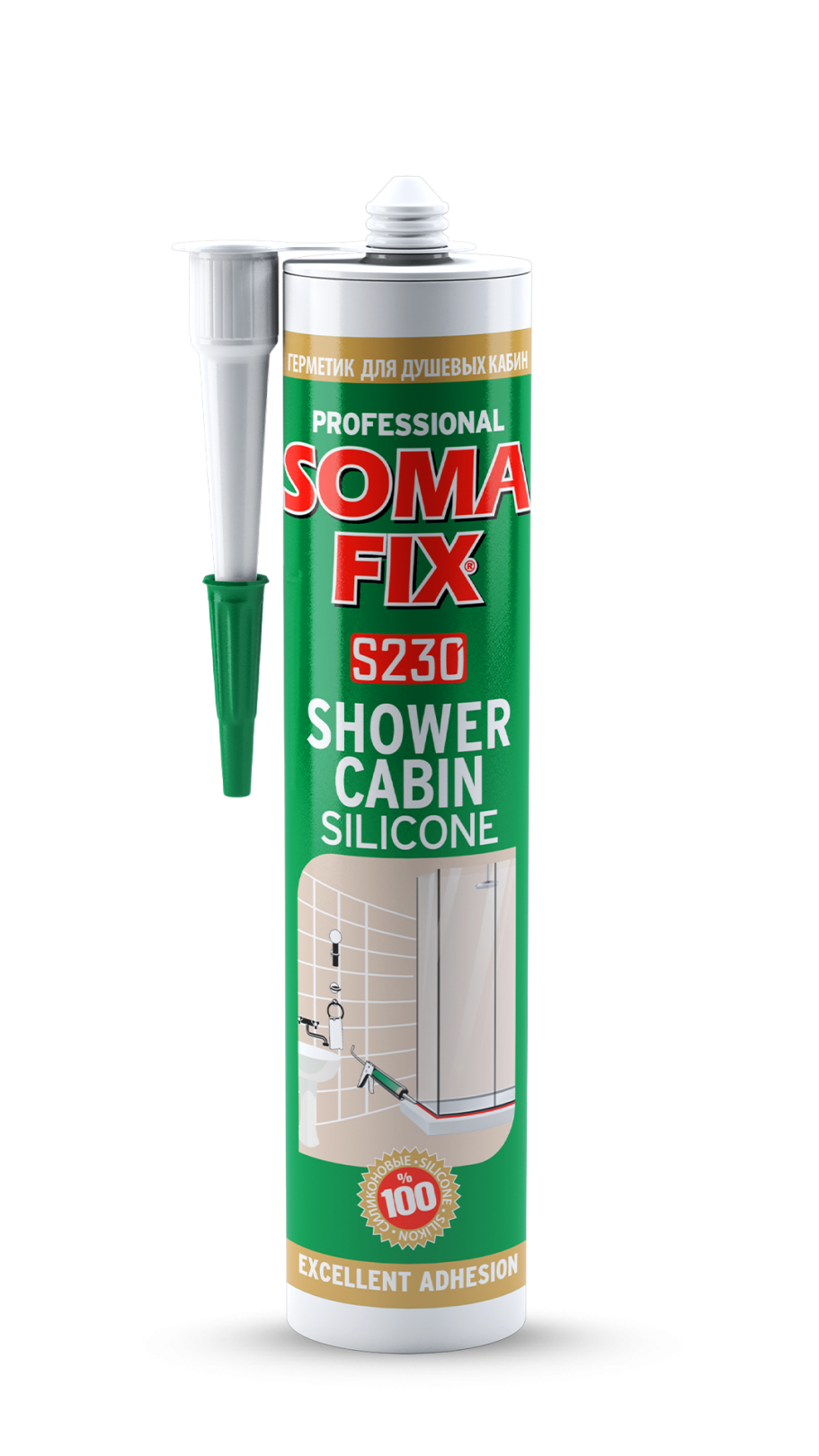 Somafix Duşakabin Silikonu S230 Şeffaf