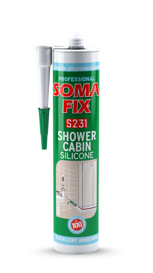 Somafix Duşakabin Silikonu S231 Beyaz