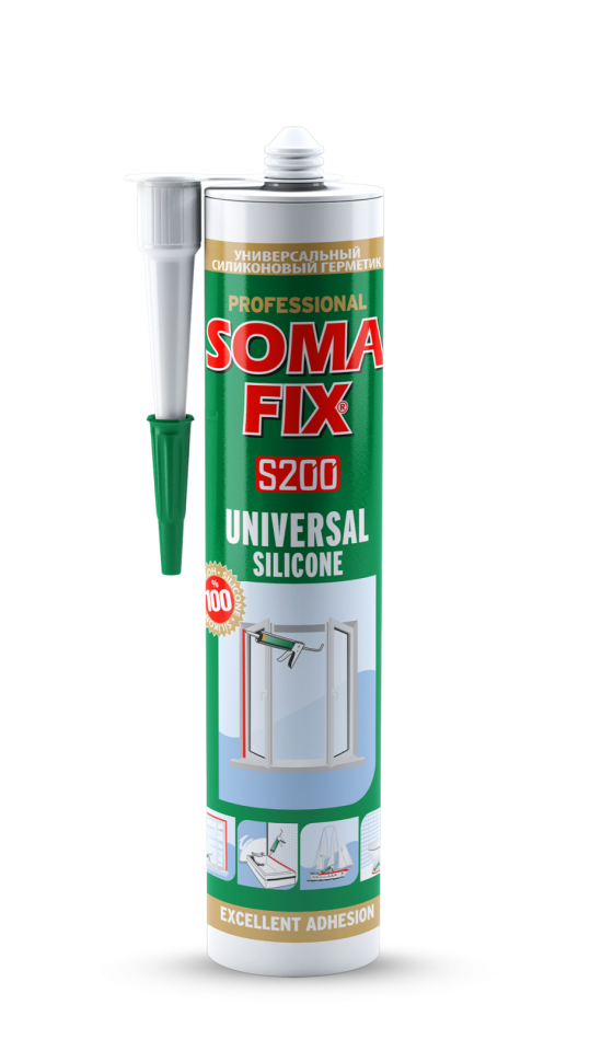 Somafix Universal Silikon 280 Ml Beyaz  S201