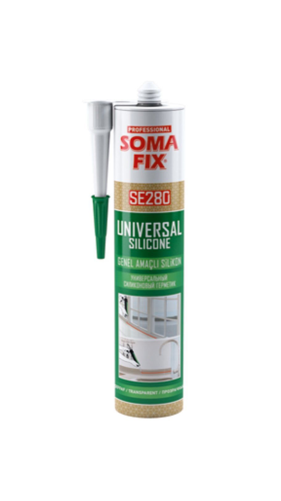 Somafi̇x Genel Amaçlı Si̇li̇kon – Se281  Beyaz