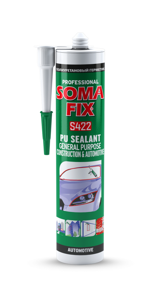 Somafi̇x Poli̇üretan Genel Amaçlı İnşaat & Otomoti̇v Masti̇ği̇ 280 Ml Si̇yah