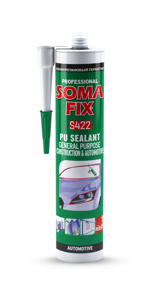 Somafi̇x Poli̇üretan Genel Amaçlı İnşaat & Otomoti̇v Masti̇ği̇ 280 Ml Oksi̇t Kırımızı