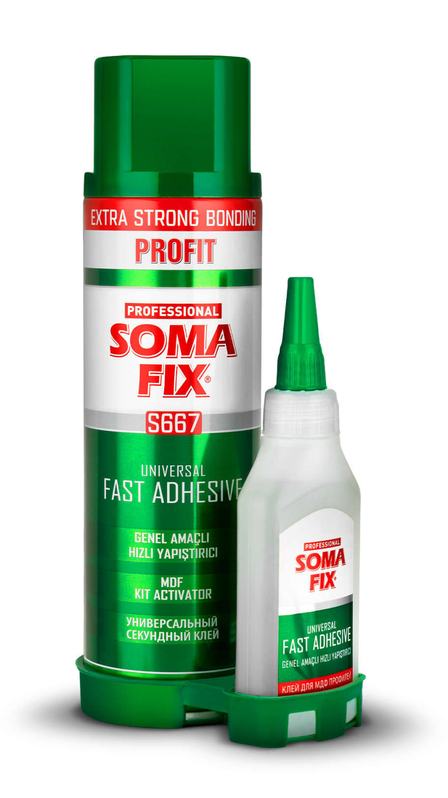Somafıx Profıt S667 Genel Amaçlı Hızlı Yapıştırıcı Seti Çubuklu – 500 Ml + 125 Gr