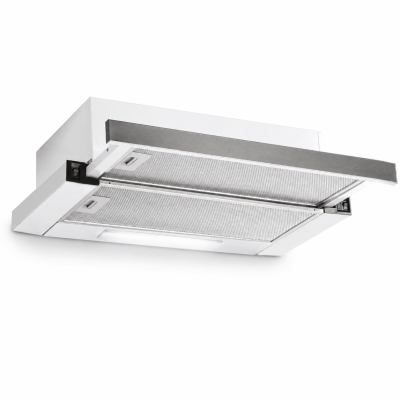 Alveus ALV F4 ECR 60 cm Beyaz-Inox Sürgülü Aspiratör