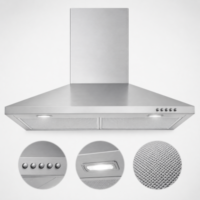 Alveus Gusto Slim Inox Davlumbaz