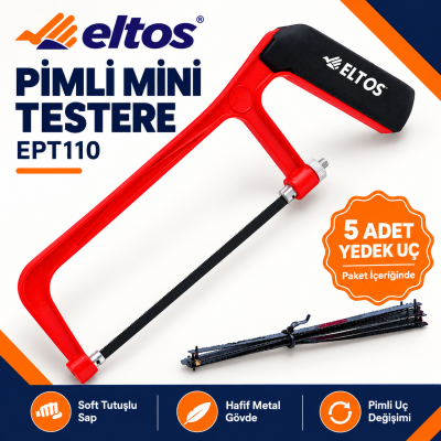 Eltos EPT110 Pimli Mini Testere – 5 Yedek Uçlu