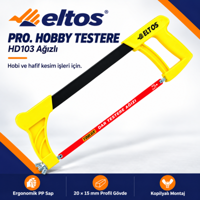 Eltos Pro. Hobby Testere – HD103 Ağızlı