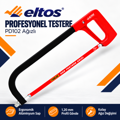 Eltos Profesyonel Testere – PD102 Ağızlı