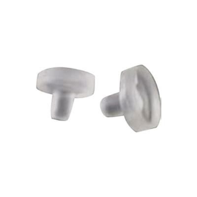 Osena 2599 Şeffaf Cam Masa Altlığı Ø13 mm Plastik Cam Destek Pimi Masa ve Cam Raf Koruyucu
