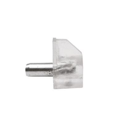 Osena 2504 Kristal Raf Pimi 5 Mm Şeffaf Plastik Raf Desteği Dolap Ve Mobilya Raf Taşıyıcı Pimi