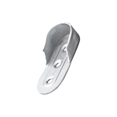 Osena Oval Boru Flanşı Sac Tip 44 X 19 Mm | Çinko Kaplama | Oval Askı Borusu Sabitleme Aparatı | Mobilya Bağlantı Flanşı | Ürün Kodu: 2707