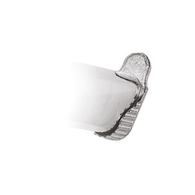 Osena Zamak Oval Boru Flanşı 44 X 19 Mm | Krom Renk | Mobilya Askı Borusu Duvar Bağlantı Flanşı | Ürün Kodu: 4135