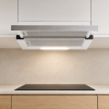Alveus ALV F4 ECR 60 cm Beyaz-Inox Sürgülü Aspiratör