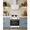 ALVEUS SET 4 ECO Beyaz Cam 3’lü Ankastre Set