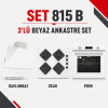 ALVEUS SET 815 B 3'lü Beyaz Ankastre Set