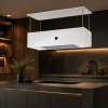 Alveus Slim Diamond Island White 90 cm Beyaz Ada Tipi Davlumbaz