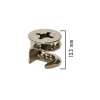 Ayderfix Gövde Ø 15 mm x 13,3 mm Çinko (18 mm Sunta Uyumlu)