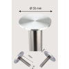 Paslanmaz Cam Flanşı Ø 55 mm 