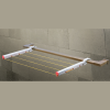 TAK-AS TKS-09 Cam Balkon Kombine Çamaşır Askılığı (25x60, 30x80, 32x75 Uyumlu) 12 Metre
