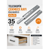 TELESKOPİK ÇEKMECE RAYI (GALVANİZLİ) 43x35